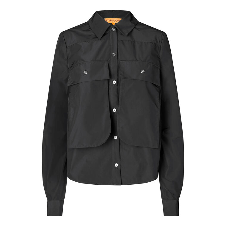 Sarah Liquid Taffeta Shirt image number null