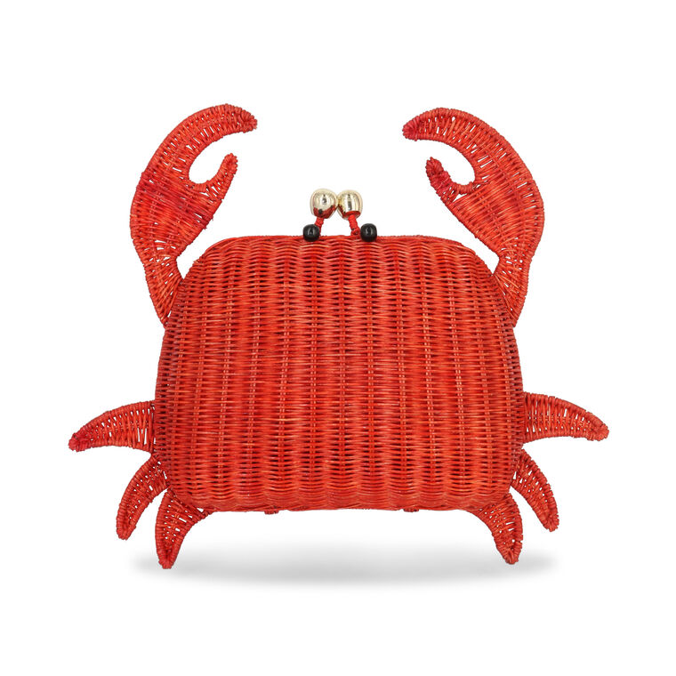 Michael Crab Wicker Clutch image number null