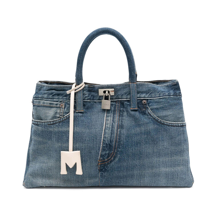 Nina Denim Tote Bag image number null