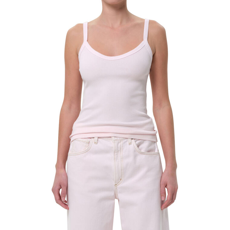 Jordan V-Neck Ribbed Tank Top image number null