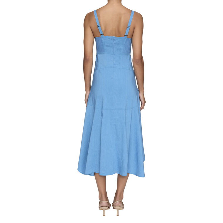 Harlow Linen Midi Dress image number null