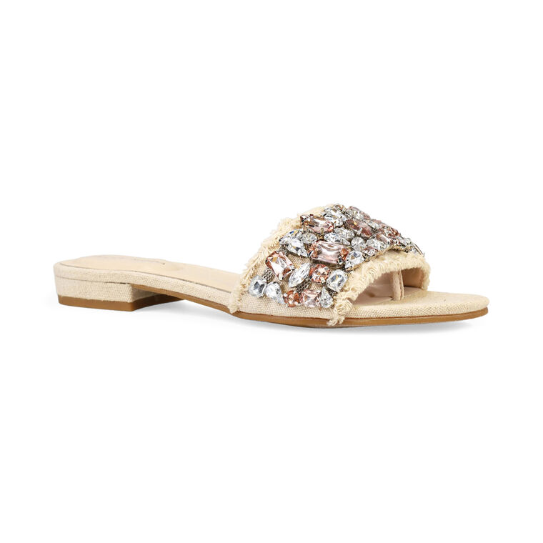 Bayer 3 Flat Jeweled Slide Sandal image number null
