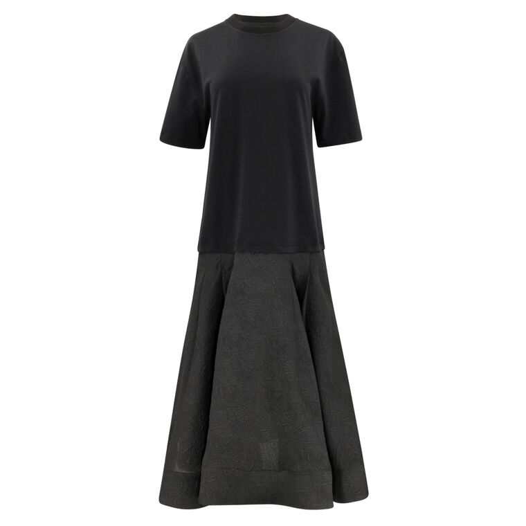Elegi Solid T-Shirt Dress image number null