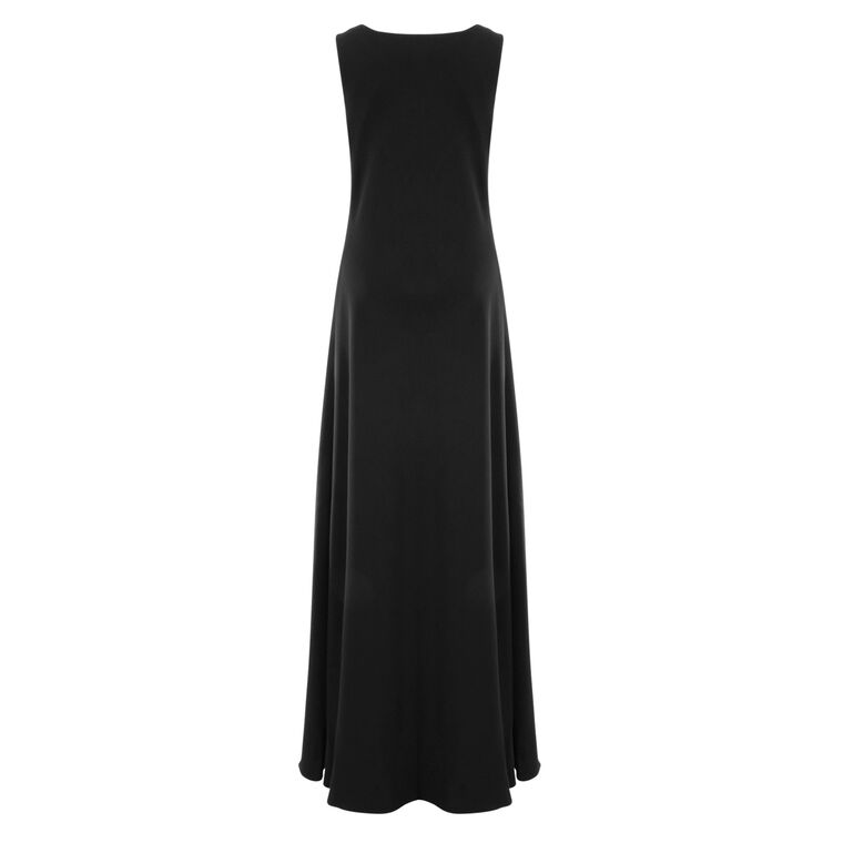 Sleeveless V-Neck Bias Cut Gown image number null