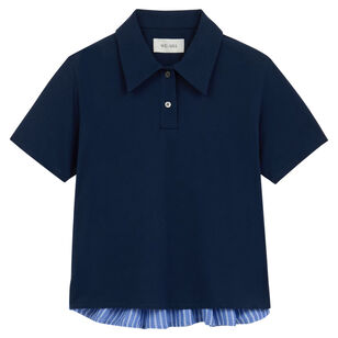The Media Short Sleeve Polo Top