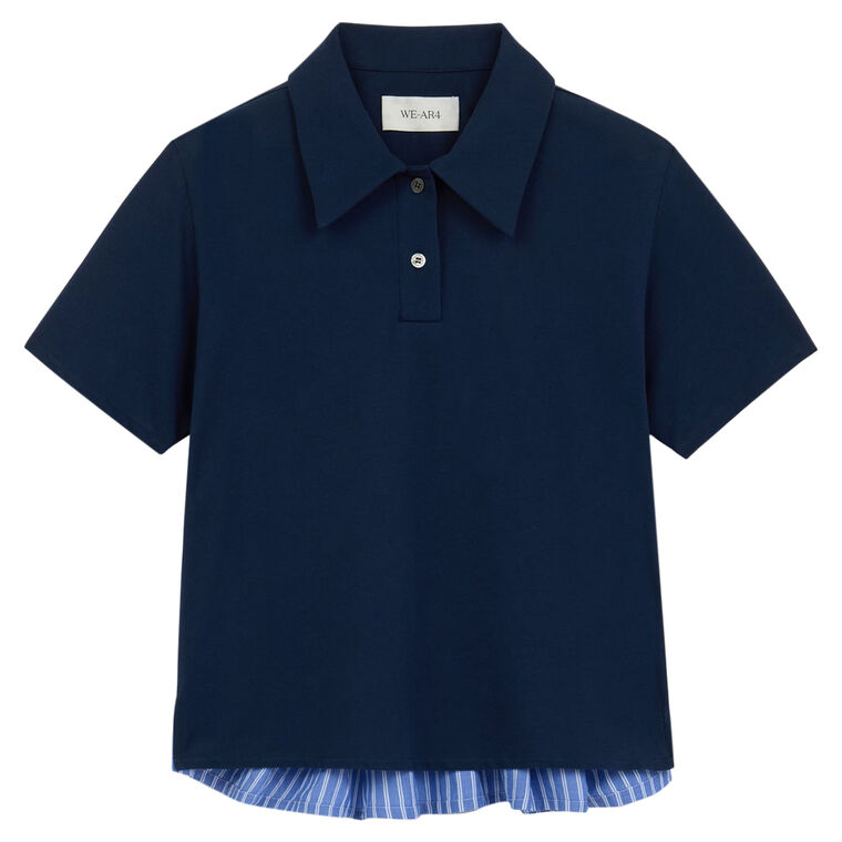 The Media Short Sleeve Polo Top image number null