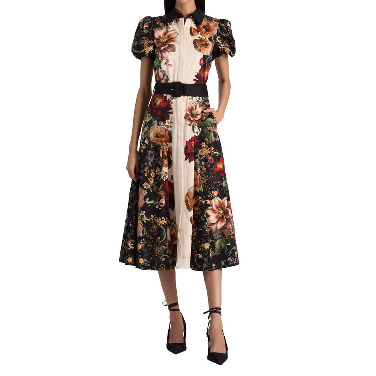 Henrietta Belted Midi Dress image number null