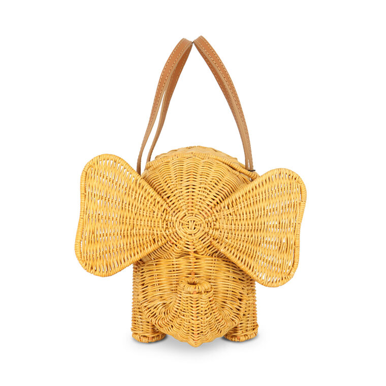 Richard Elephant Wicker Bag image number null