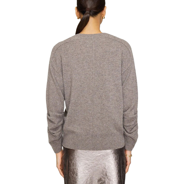 The Ennes Ruched Cashmere Sweater image number null