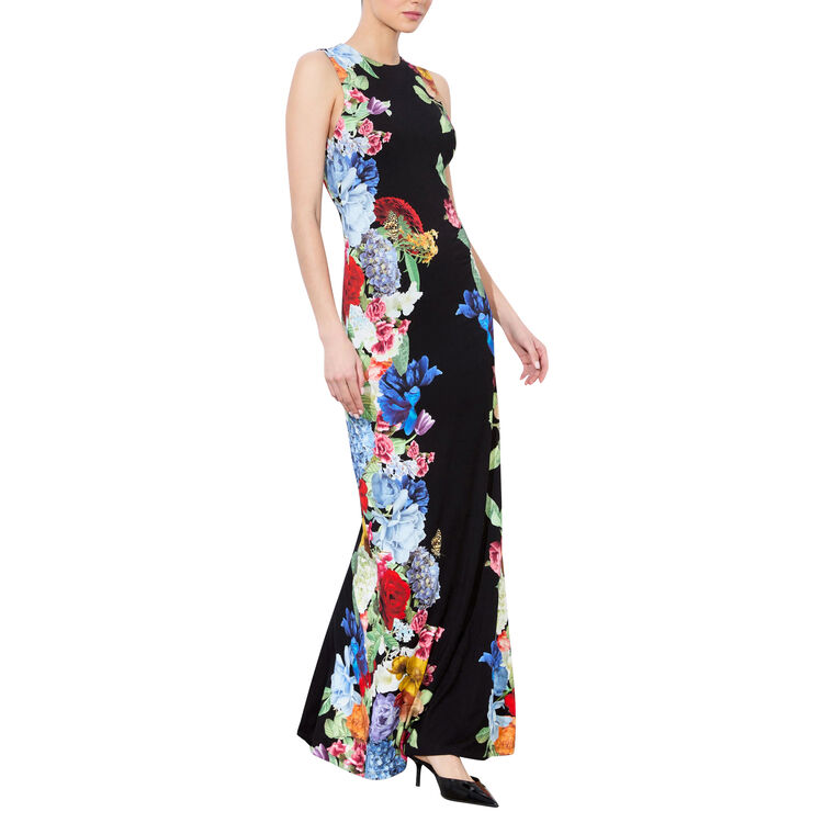 Delora Sleeveless Open Back Maxi Dress image number null
