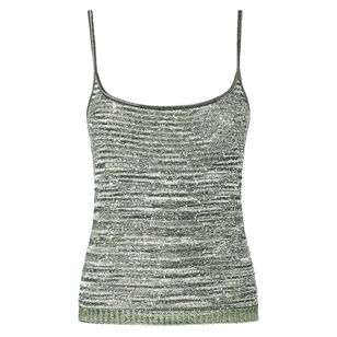 Space Dye Stripe Knit Camisole