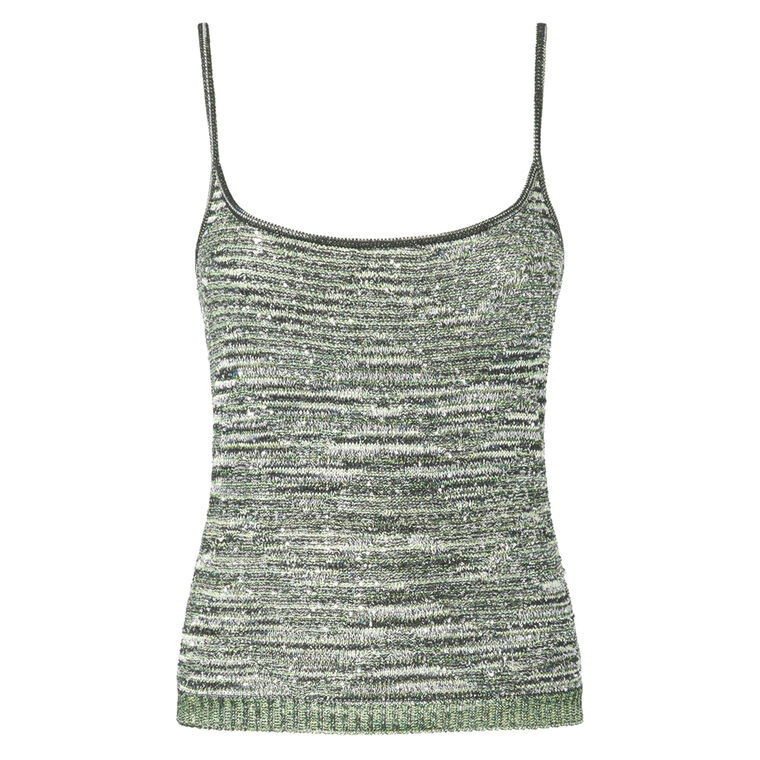 Space Dye Stripe Knit Camisole image number null