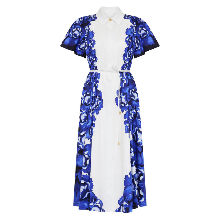 Fernanda Short Sleeve Midi Dress image number null