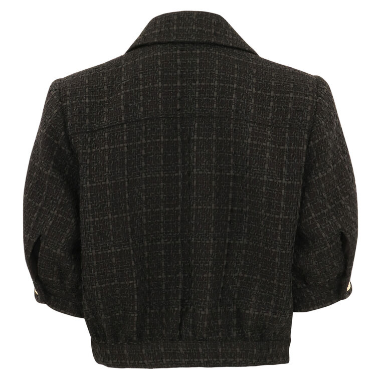 Cove Cropped Tweed Jacket image number null