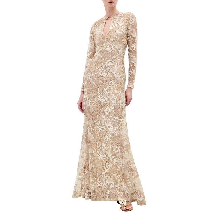 Nila Long Sleeve Gown image number null