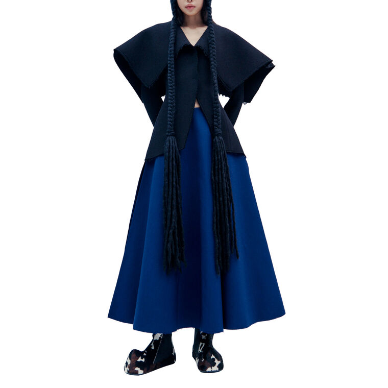 Pleated Midi Skirt image number null