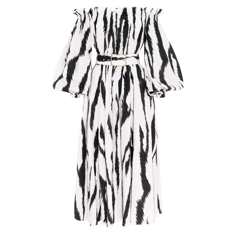 Sarah Off Shoulder Midi Dress image number null