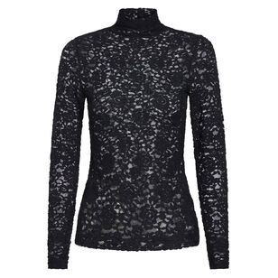 Eloise Lace Turtleneck Top