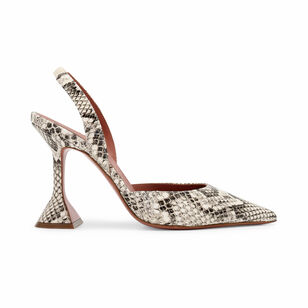 Holli 95mm Embossed Snakeskin Slingback Pump