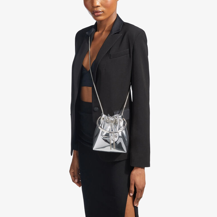 Bon Bon Mirror Fabric Mini Bag image number null