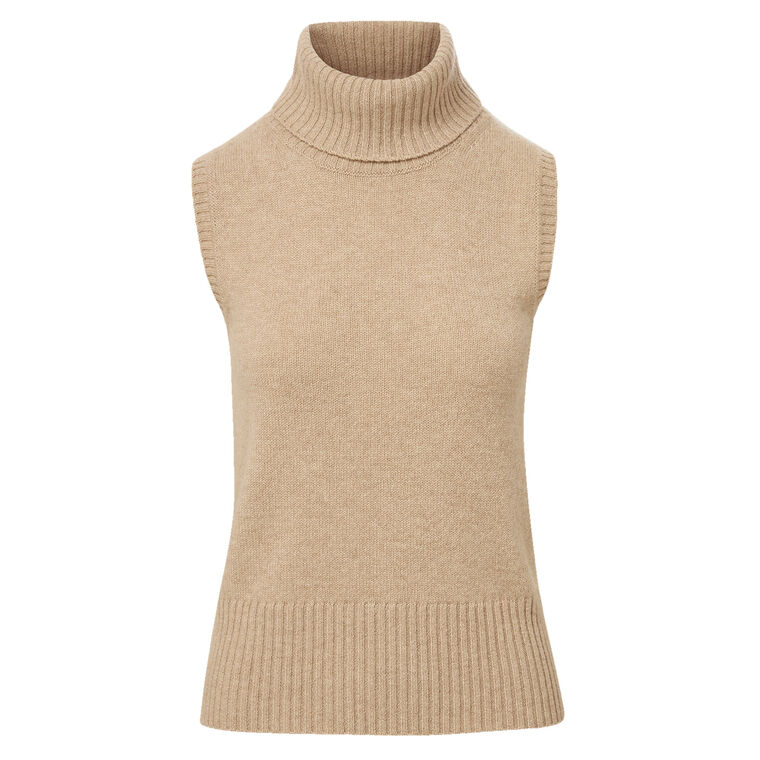 Mazzy Cashmere Sleeveless Sweater image number null