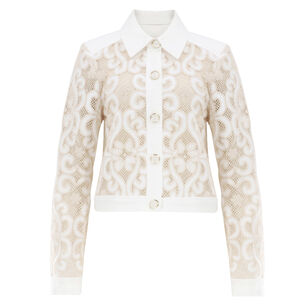 Saphire Embroidered Denim Jacket