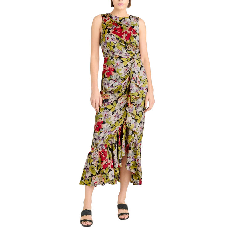 Canyon Bloom Elvira Sleeveless Midi Dress image number null