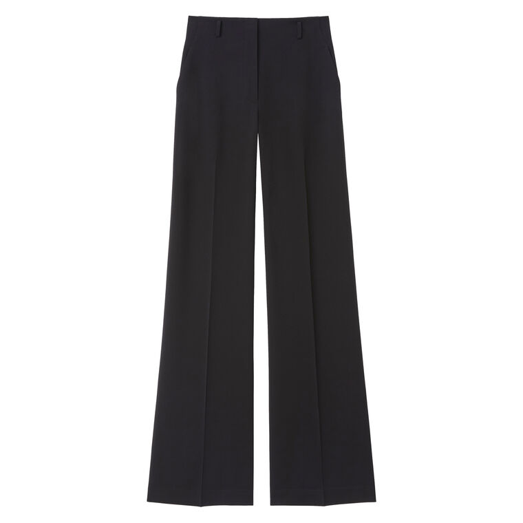 Thames Finesse Crepe High-Waisted Wide Leg Pants image number null