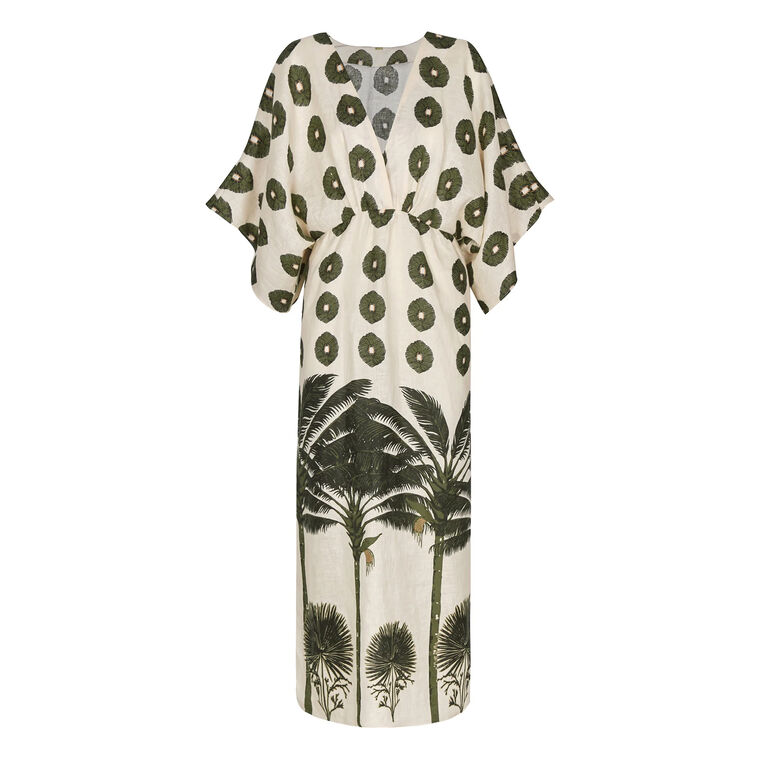 Topacio Linen Maxi Dress image number null