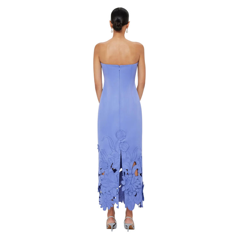 Rayna Applique Strapless Bustier Maxi Dress image number null