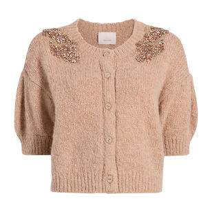 Millicent Short Puff Sleeve Cardigan
