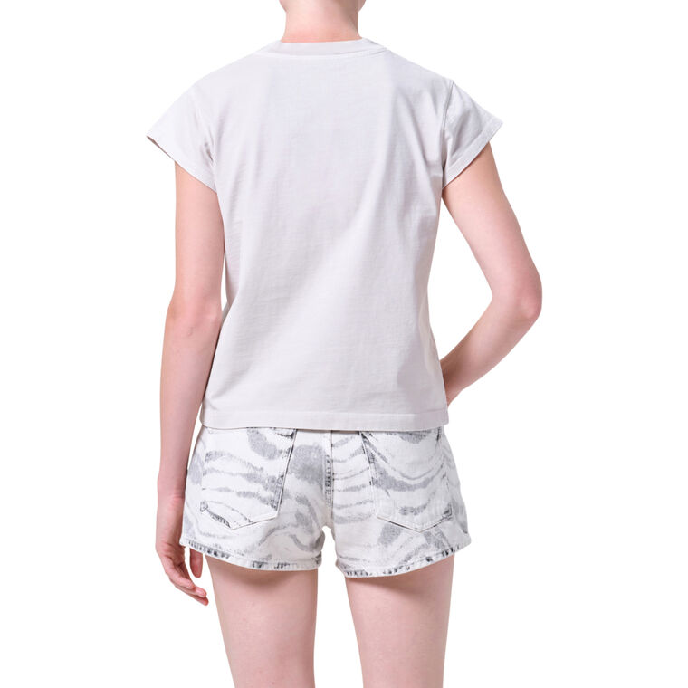 Long Line Bryce Cap Sleeve Tee image number null