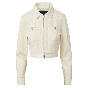 Patty Cropped Moto Jacket