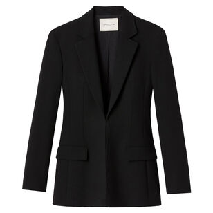 Responsible Wool Double Face Notch Lapel Fitted Blazer