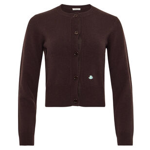 Embroidered Wool Cardigan
