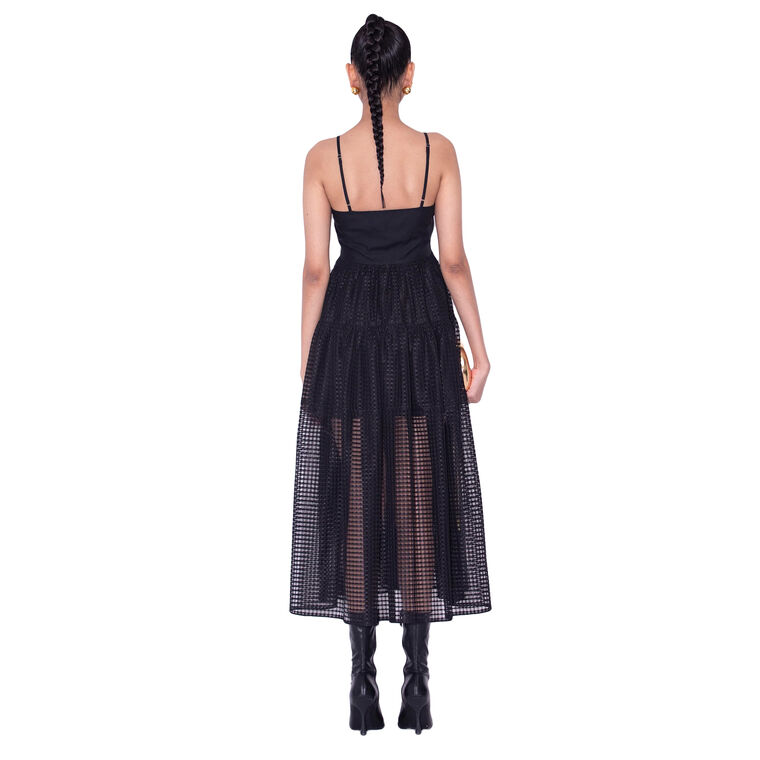 Teagan Mesh Midi Dress image number null