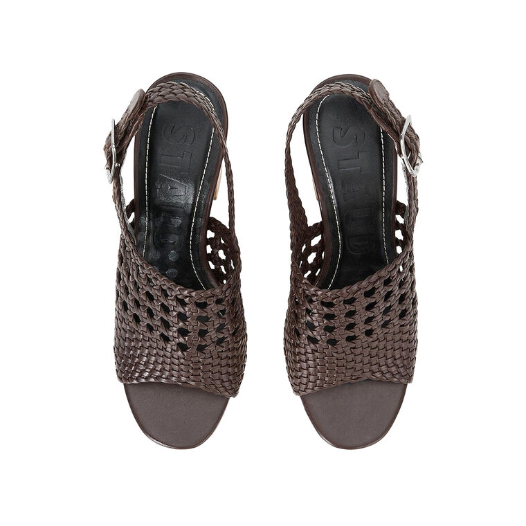 Martina Woven Leather Platform Sandal image number null