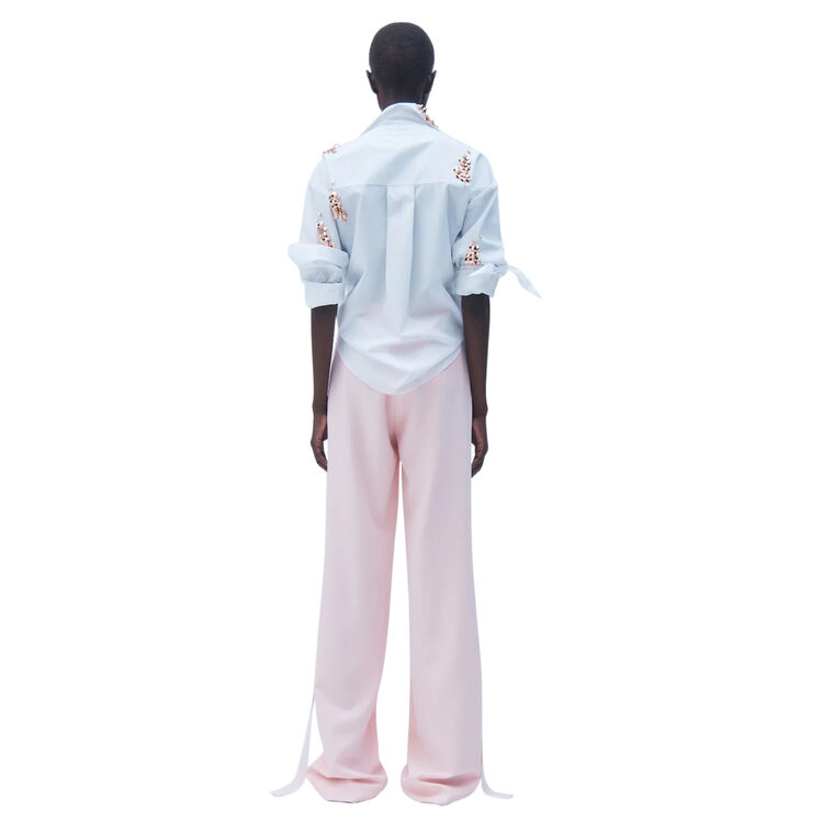 Alfi Sequin-Embroidered Poplin Shirt image number null