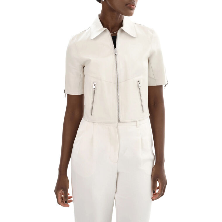 Sevana Reversible Leather Jacket image number null