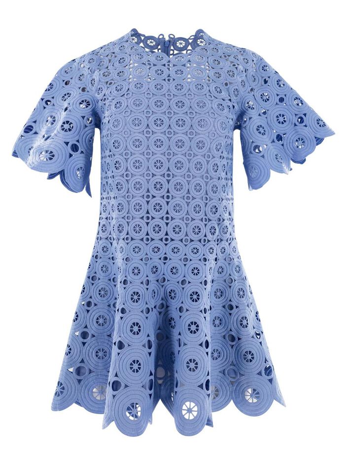 Mercy Circle Lace Mini Dress image number null