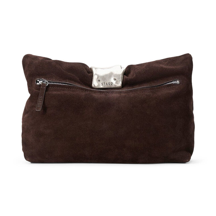 Suede Cuff Clutch image number null