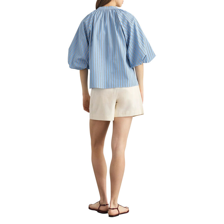 Marine Cotton Poplin Top image number null