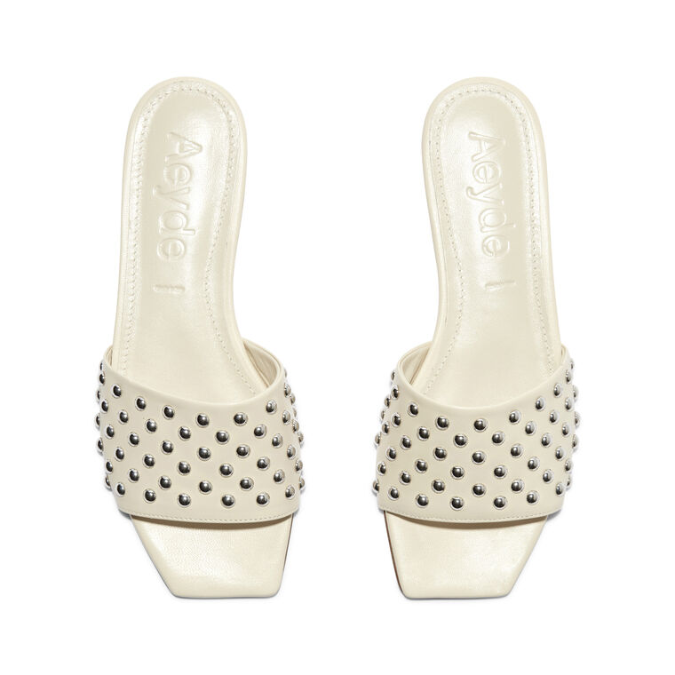 Anna Studded Leather Slide image number null