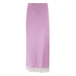 Miranda Lace Trim Bias Skirt
