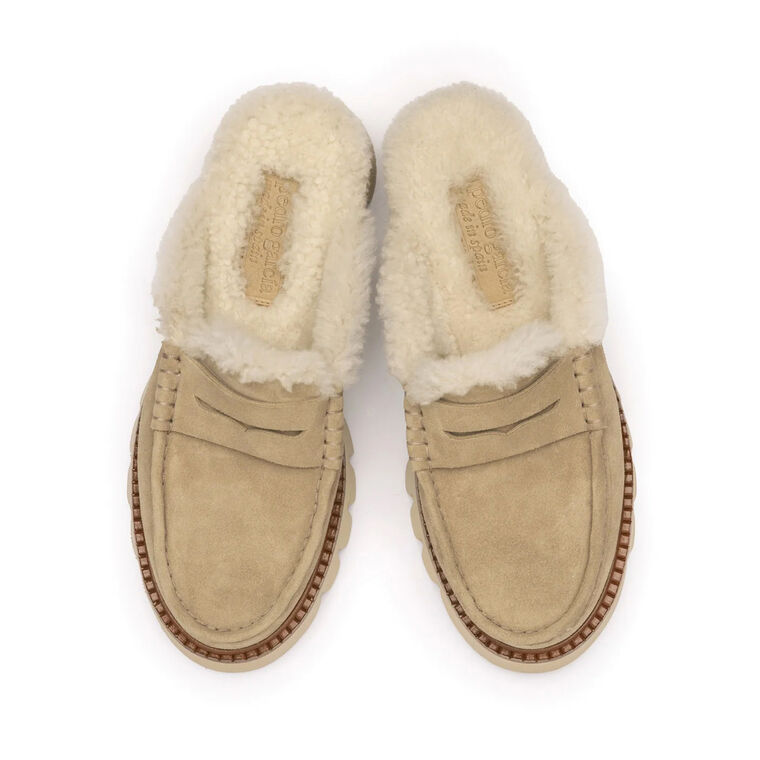 Savy Shearling Lightweight Merino Mule image number null