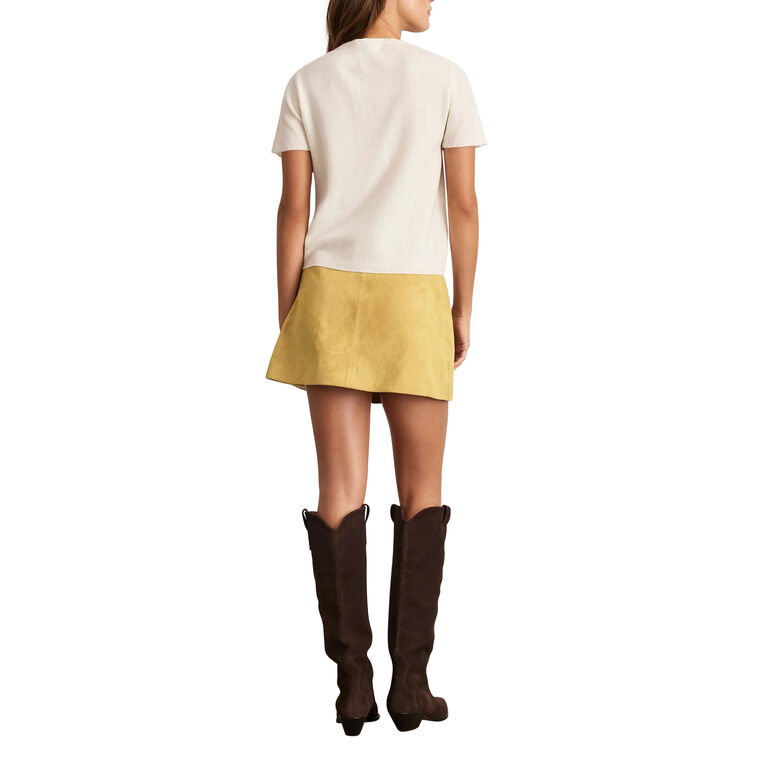 Dailey Short Sleeve Cashmere T-Shirt Sweater image number null