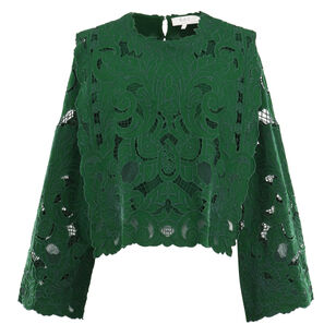 Ceci Embroidery Long Sleeve Top