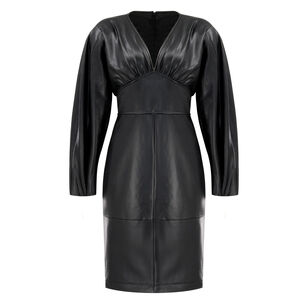 Cindie Vegan Leather Dress Cindie Vegan Leather Dress