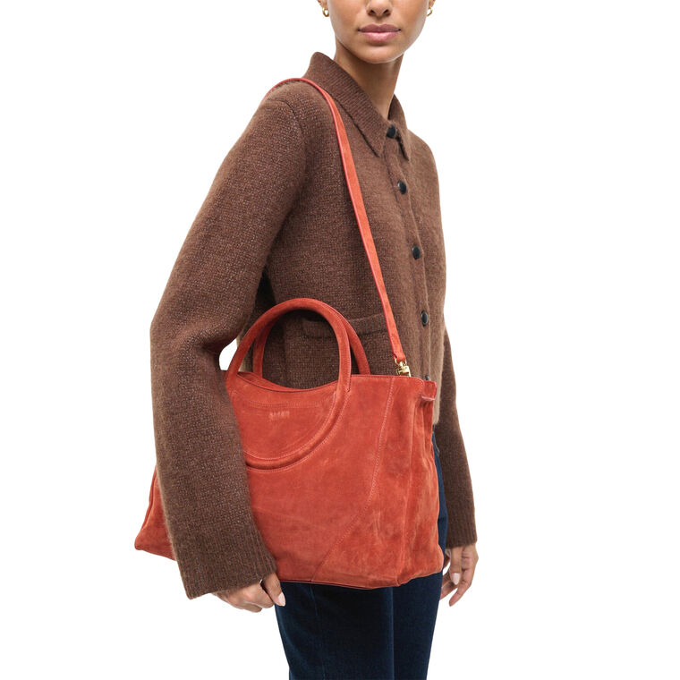 Maude Suede Satchel image number null