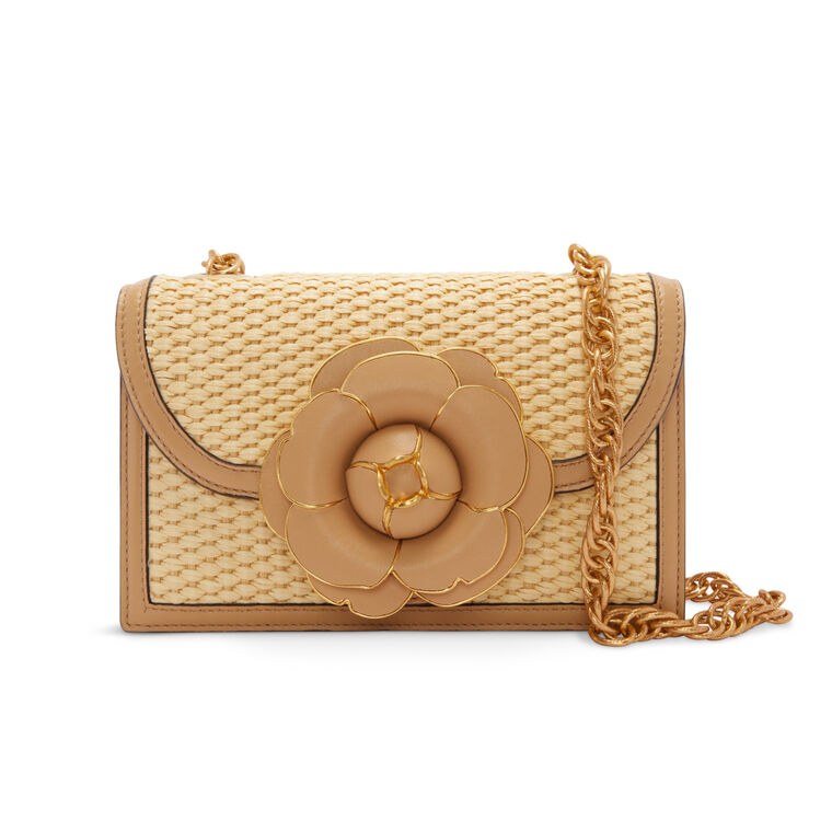 Raffia Woven TRO Bag image number null